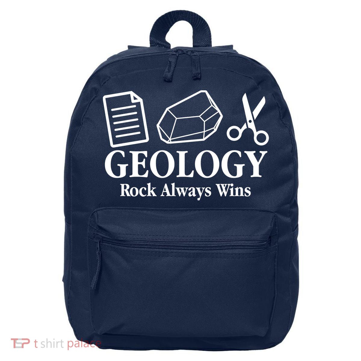 Geology Rock Always Wins 16 in Basic Backpack