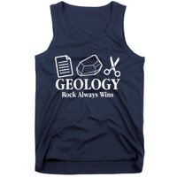 Geology Rock Always Wins Tank Top