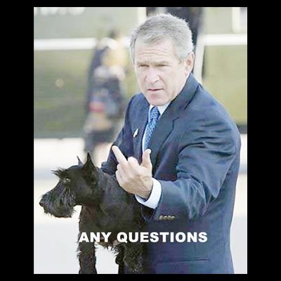 George Bush Middle Finger T-Shirt