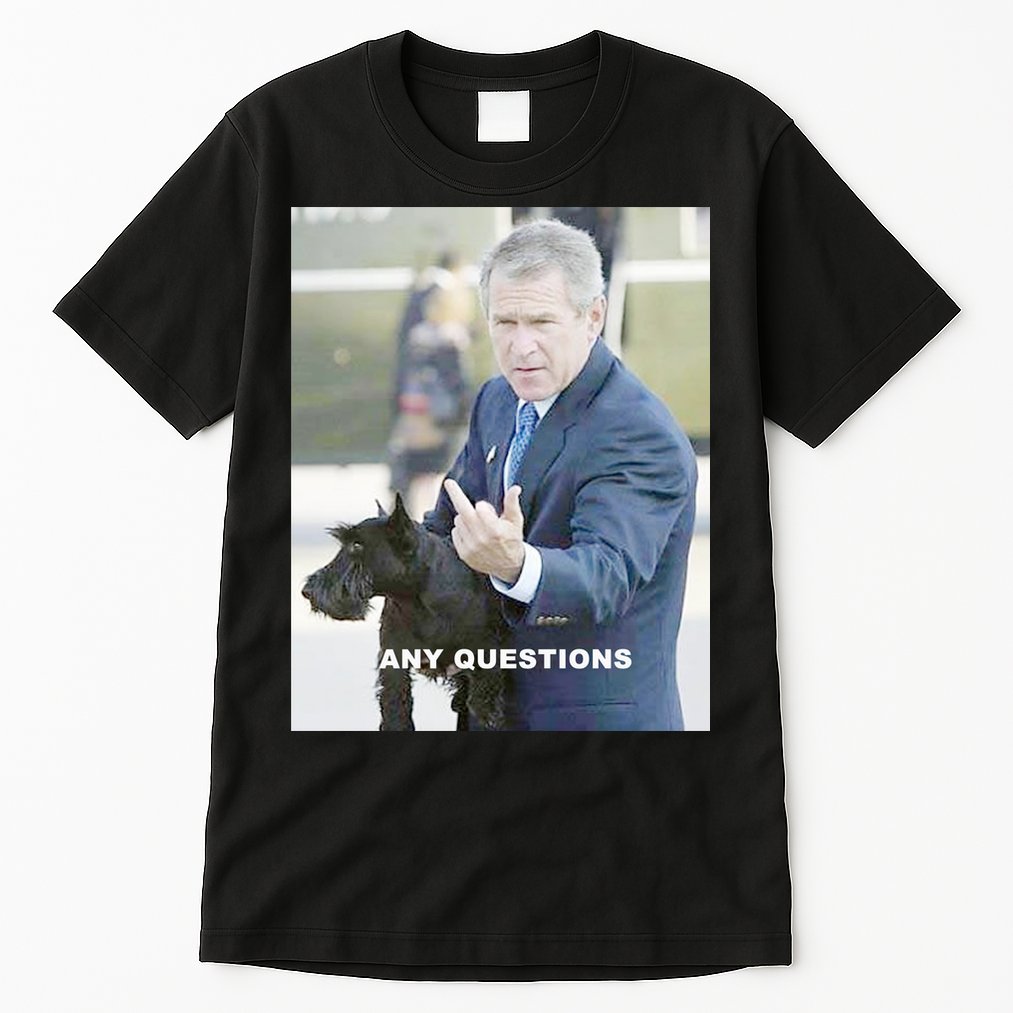 George Bush Middle Finger Tall T-Shirt