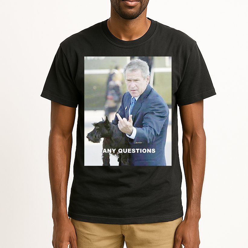 George Bush Middle Finger Tall T-Shirt