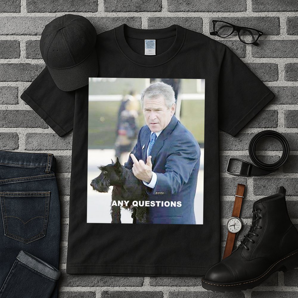 George Bush Middle Finger Tall T-Shirt