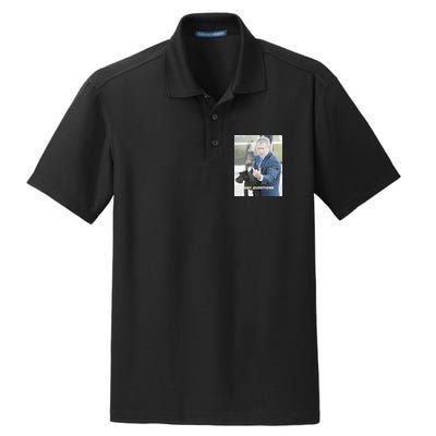 George Bush Middle Finger Dry Zone Grid Polo