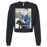George Bush Middle Finger Cropped Pullover Crew