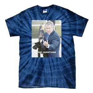 George Bush Middle Finger Tie-Dye T-Shirt