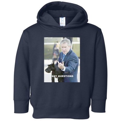 George Bush Middle Finger Toddler Hoodie