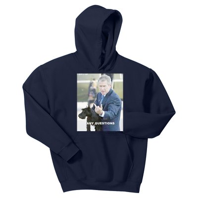 George Bush Middle Finger Kids Hoodie