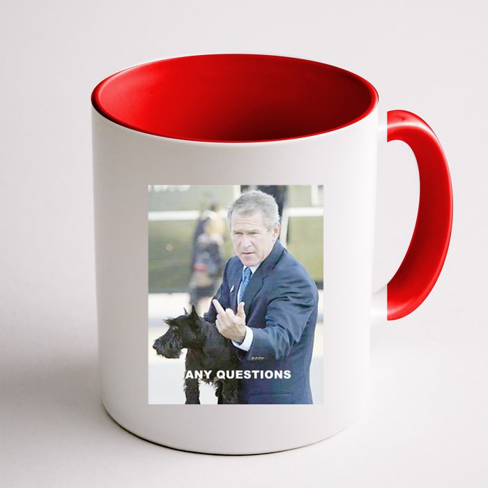 George Bush Middle Finger Coffee Mug