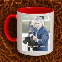 George Bush Middle Finger Mug