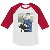 George Bush Middle Finger Kids Colorblock Raglan Jersey