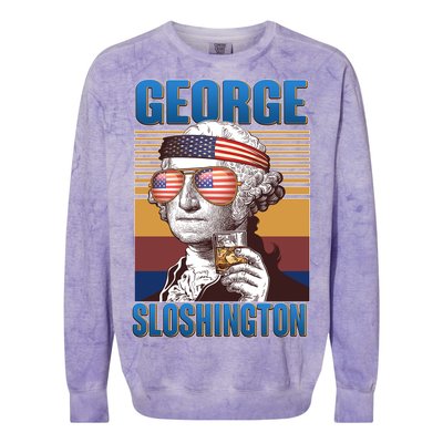 George Sloshington Colorblast Crewneck Sweatshirt