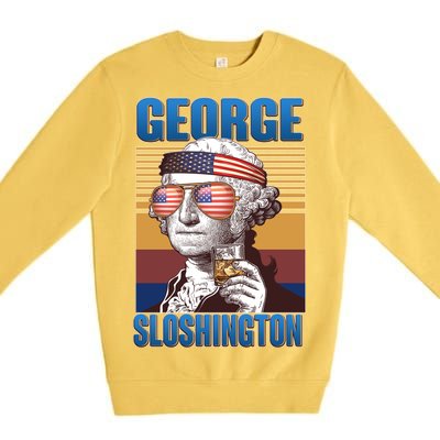 George Sloshington Premium Crewneck Sweatshirt