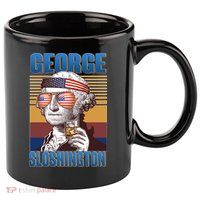 George Sloshington 11oz C Handle Ceramic Mug