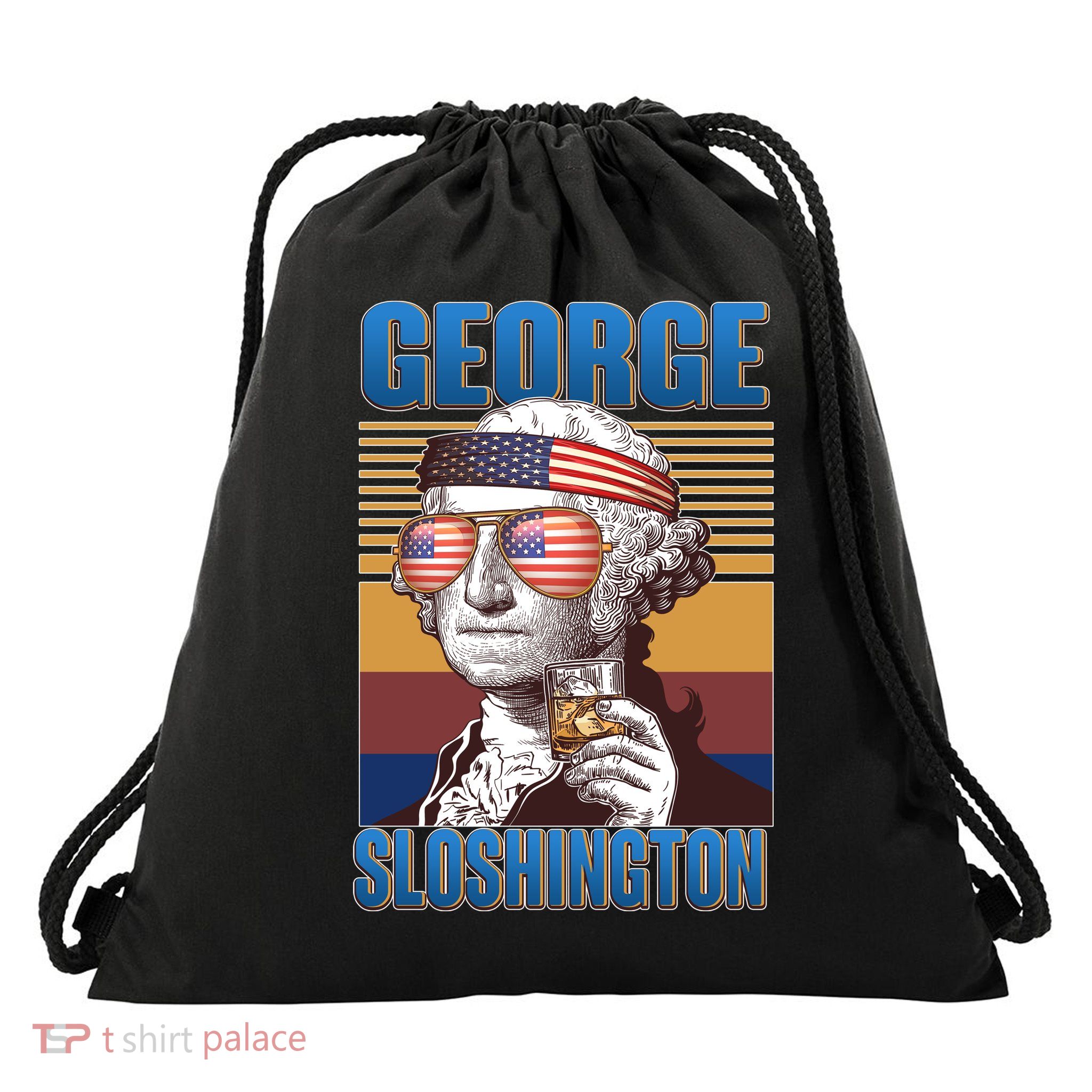 George Sloshington Drawstring Bag