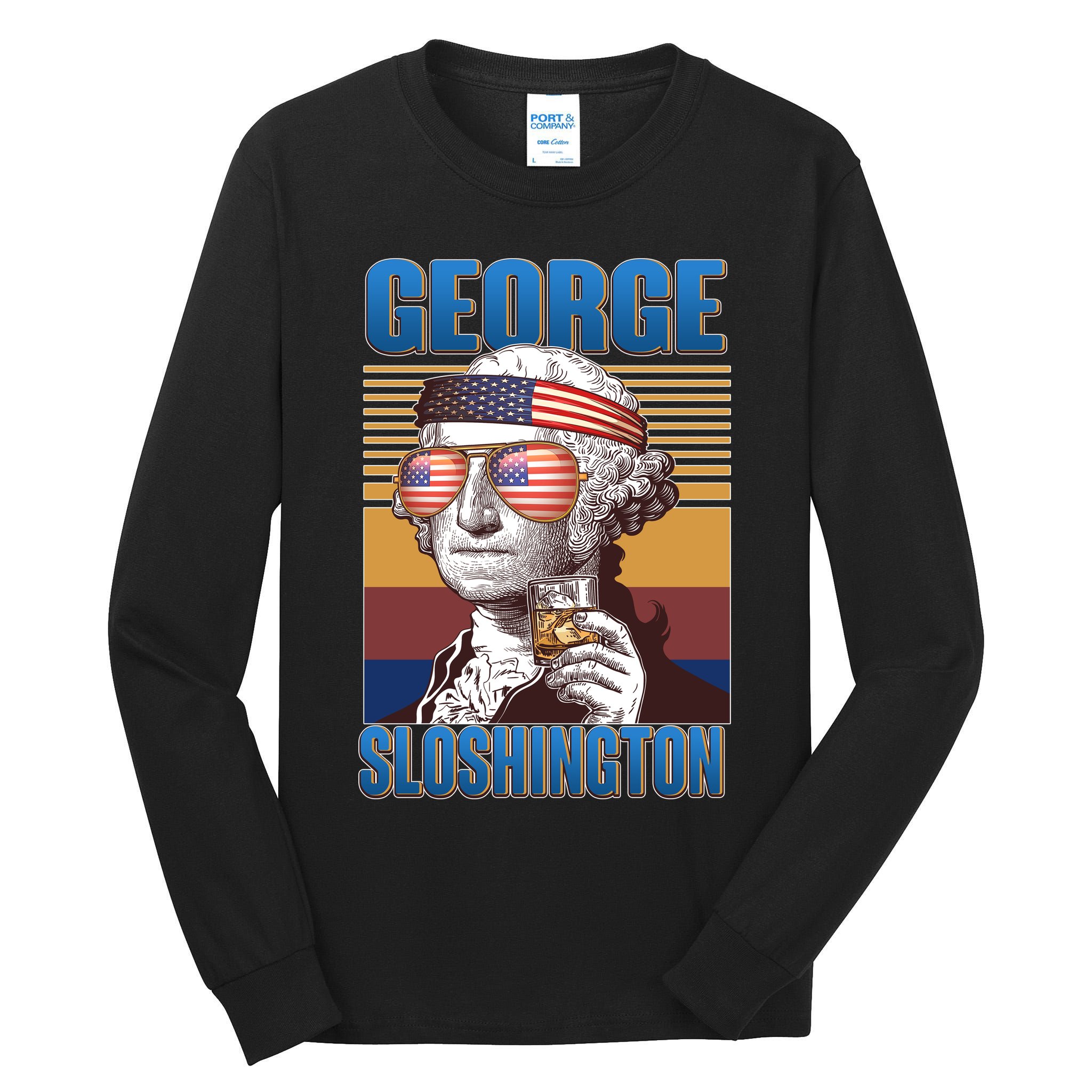 George Sloshington Tall Long Sleeve T-Shirt