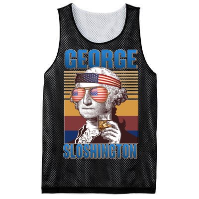 George Sloshington Mesh Reversible Basketball Jersey Tank