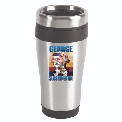 George Sloshington 16oz Travel Tumbler
