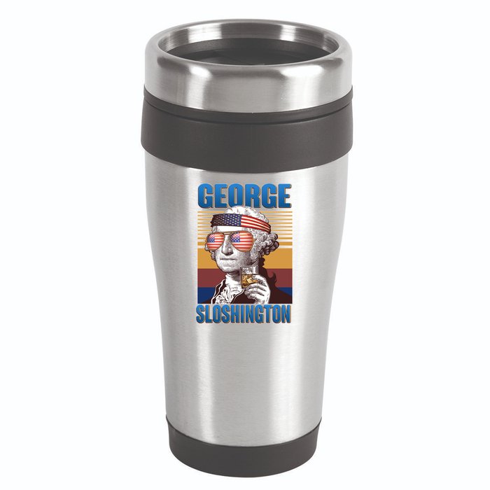 George Sloshington 16oz Travel Tumbler