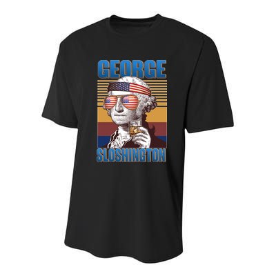 George Sloshington Youth Performance Sprint T-Shirt