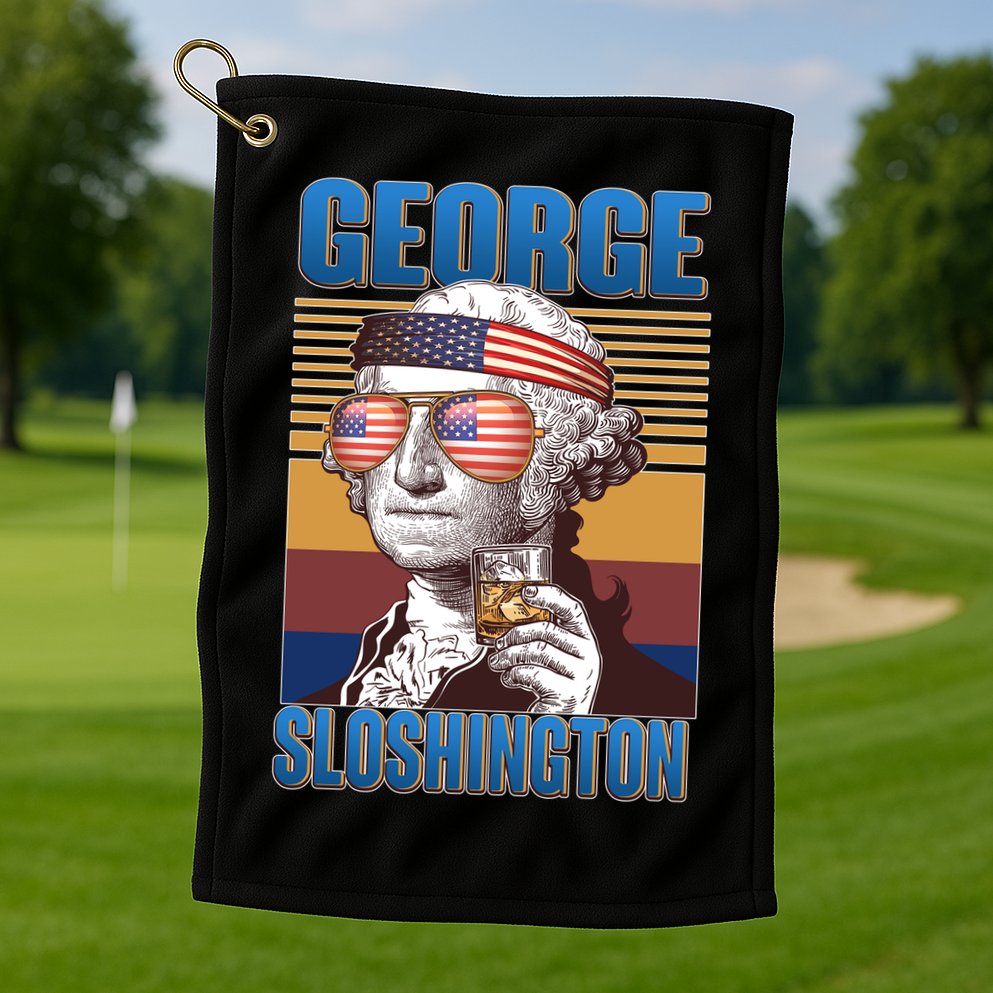 George Sloshington Golf Towel