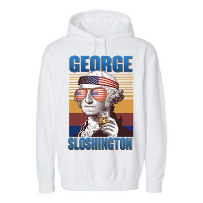 George Sloshington Garment-Dyed Fleece Hoodie