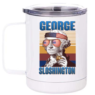 George Sloshington 12 oz Stainless Steel Tumbler Cup