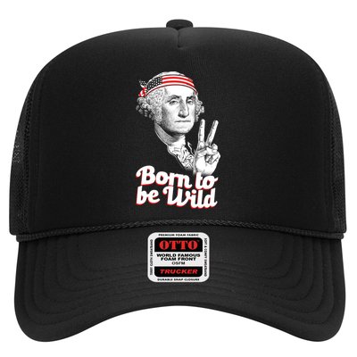 George Washington Born To Be Wild Trucker Hat