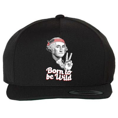 George Washington Born To Be Wild Wool Snapback Cap