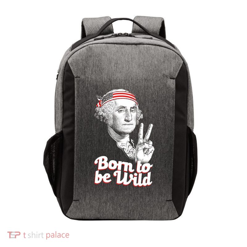 George Washington Born To Be Wild Vector Backpack