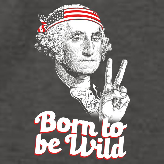 George Washington Born To Be Wild Vector Backpack