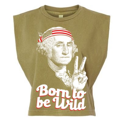 George Washington Born To Be Wild Garment-Dyed Women's Muscle Tee