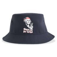 George Washington Born To Be Wild Sustainable Bucket Hat