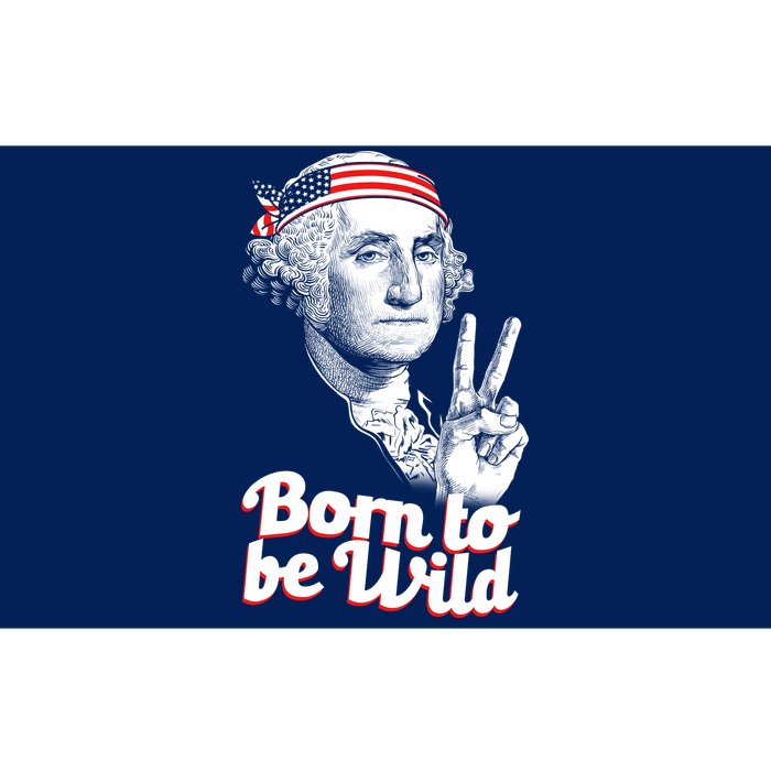 George Washington Born To Be Wild Bumper Sticker