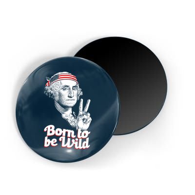 George Washington Born To Be Wild Magnet