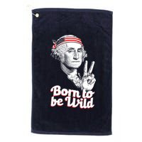 George Washington Born To Be Wild Platinum Collection Golf Towel