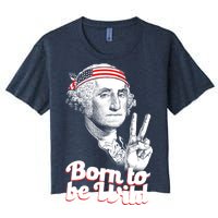 George Washington Born To Be Wild Women's Crop Top Tee