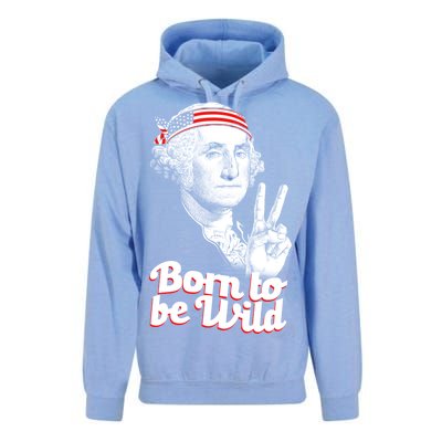 George Washington Born To Be Wild Unisex Surf Hoodie