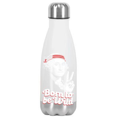 George Washington Born To Be Wild Stainless Steel Insulated Water Bottle