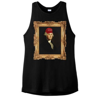 George Washington Make America Portrait Ladies PosiCharge Tri-Blend Wicking Tank