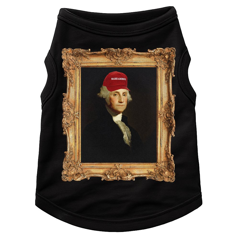 George Washington Make America Portrait Doggie Tank