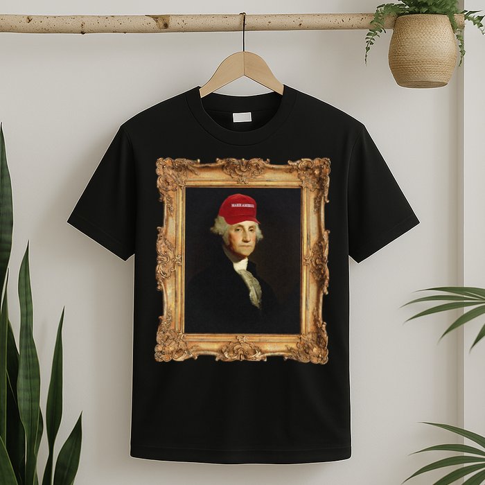 George Washington Make America Portrait T-Shirt