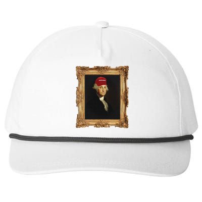 George Washington Make America Portrait Snapback Five-Panel Rope Hat