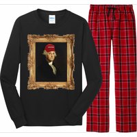 George Washington Make America Portrait Long Sleeve Pajama Set