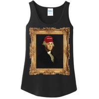 George Washington Make America Portrait Ladies Essential Tank