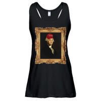 George Washington Make America Portrait Ladies Essential Flowy Tank