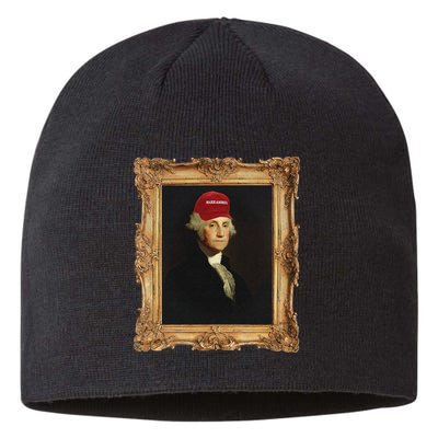 George Washington Make America Portrait Sustainable Beanie