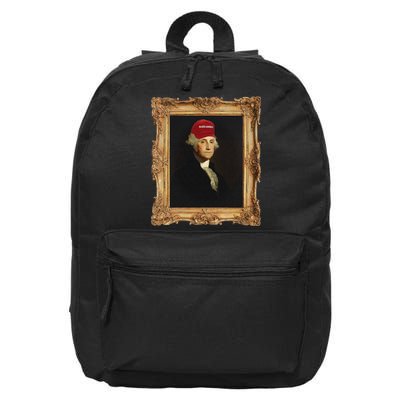 George Washington Make America Portrait 16 in Basic Backpack