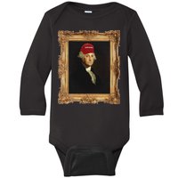 George Washington Make America Portrait Baby Long Sleeve Bodysuit