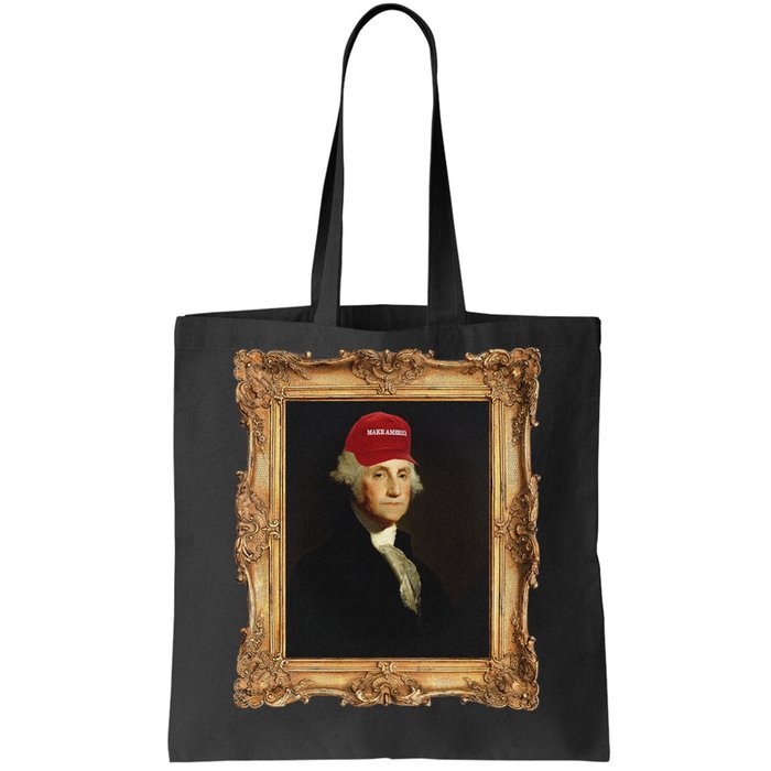 George Washington Make America Portrait Tote Bag