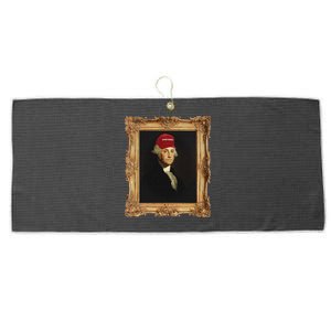 George Washington Make America Portrait Large Microfiber Waffle Golf Towel